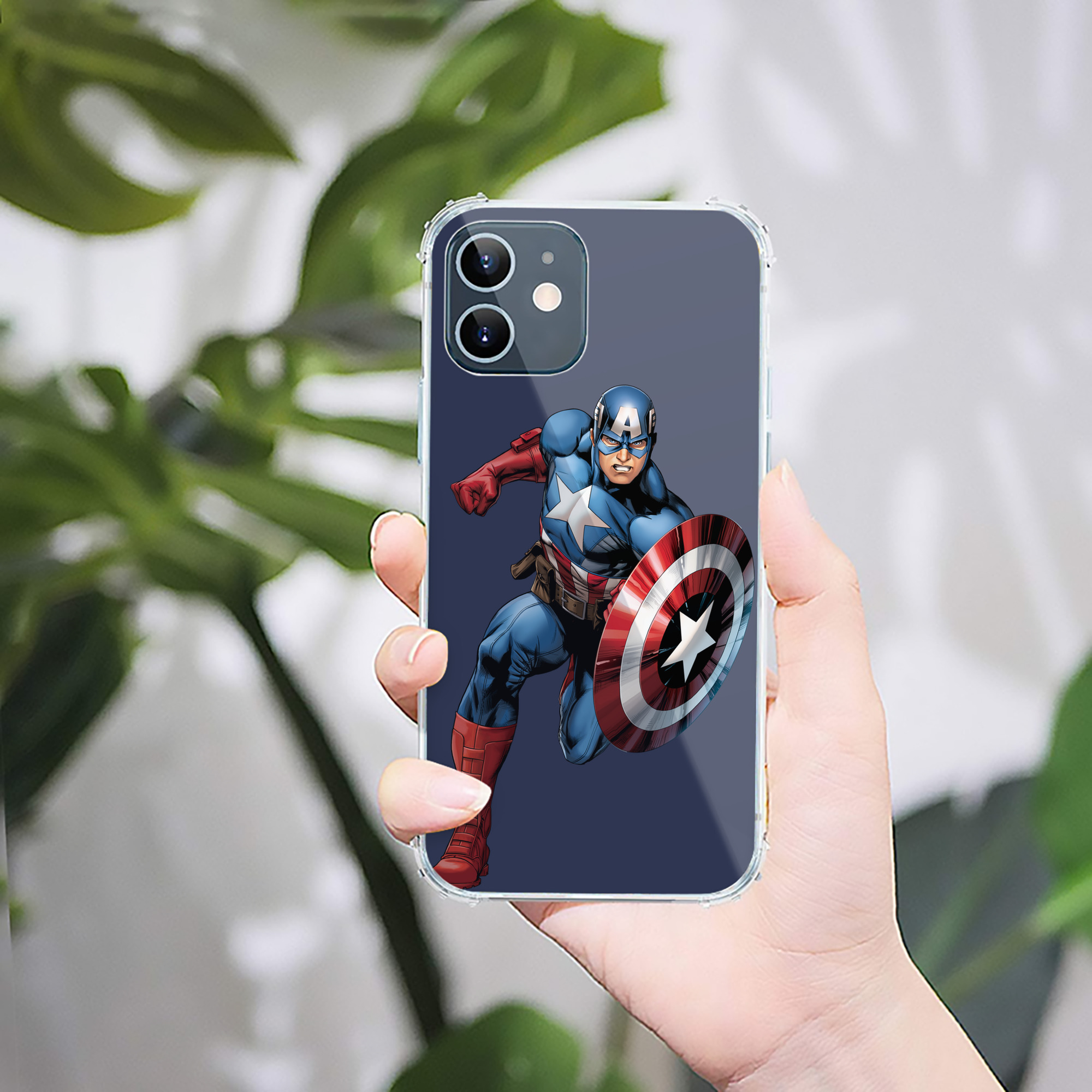 （画像用） アベンジャーズ The Avengers 【iPhone 12シリーズ対応】透明スマホケース（クリアソフトケース）